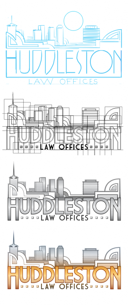Huddleston Logo Design Process